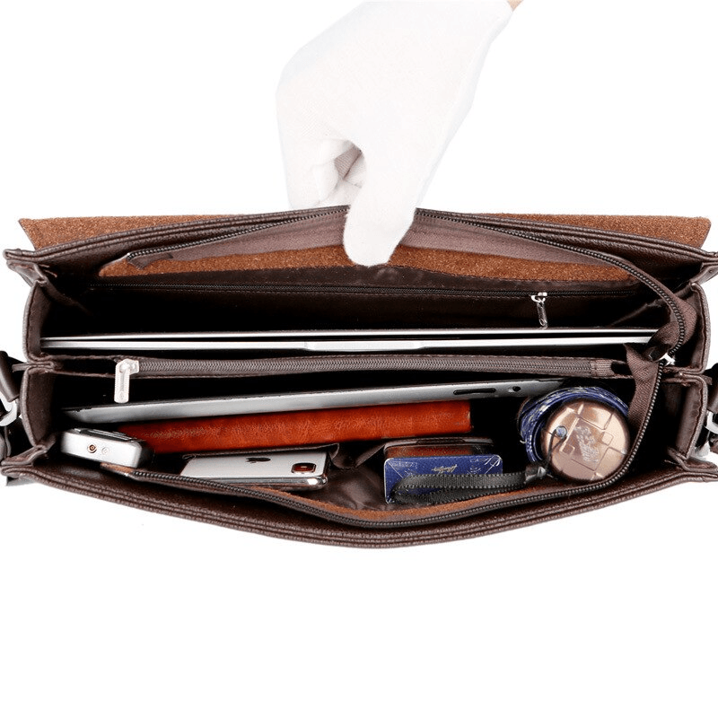 Bolsa de Couro Masculina Executiva Oleg