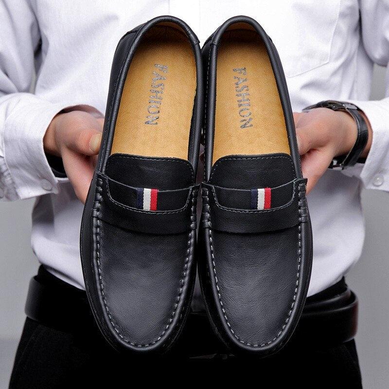 Sapato Mocassim de Couro Alessio