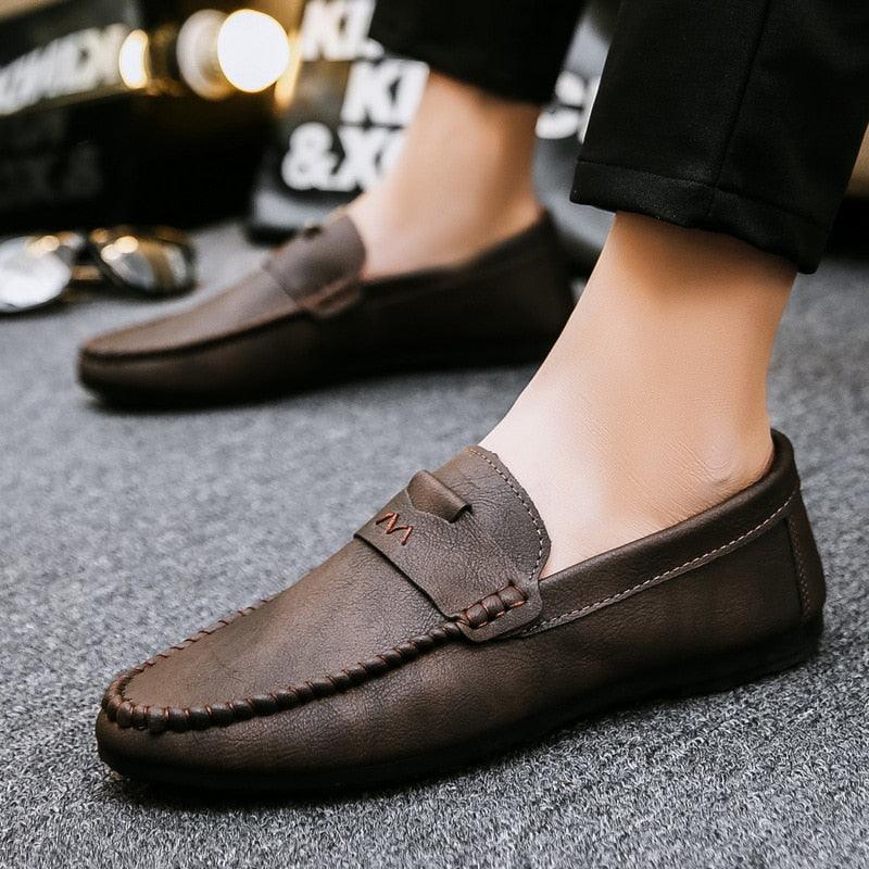 Sapato Mocassim de Couro Giordano