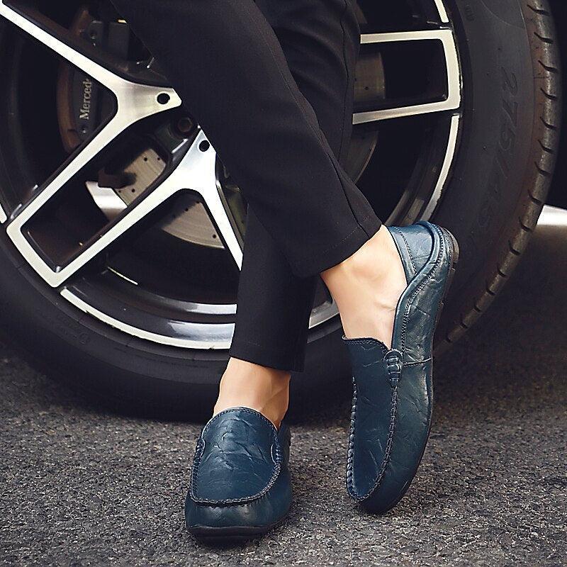 Sapato Mocassim de Couro Sfizio