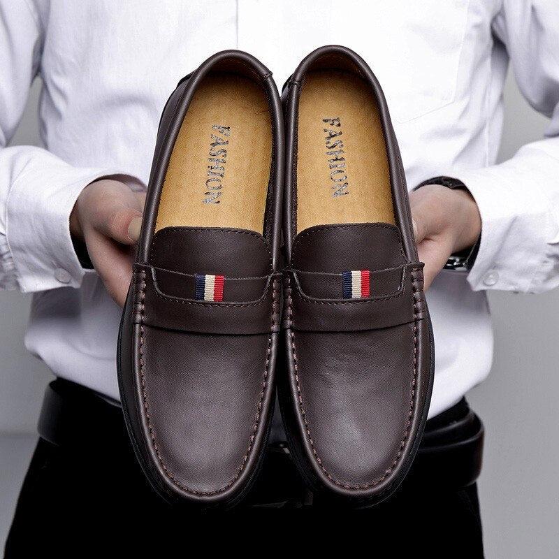 Sapato Mocassim de Couro Alessio