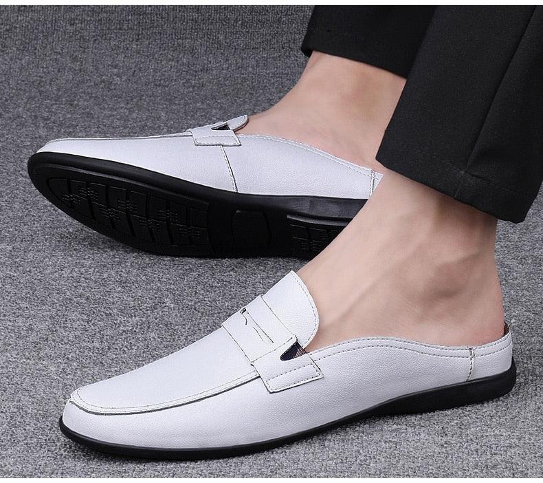 Sapato Mocassim de Couro Greco