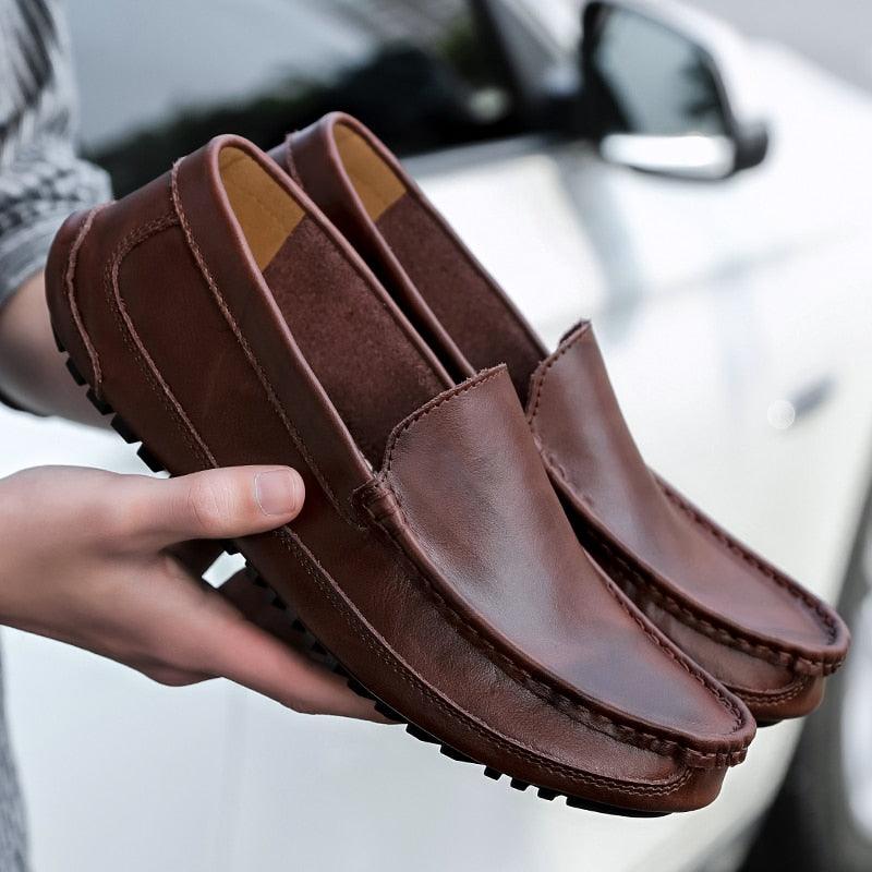 Sapato Mocassim de Couro Sampaoli