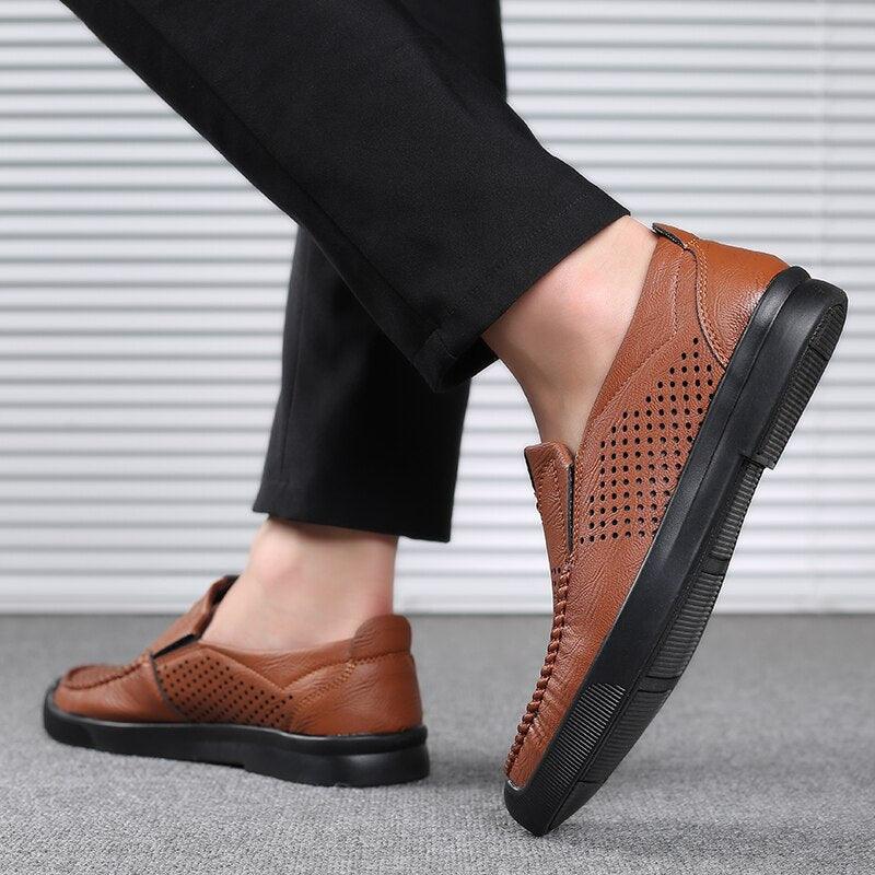 Sapato Mocassim de Couro Cantini