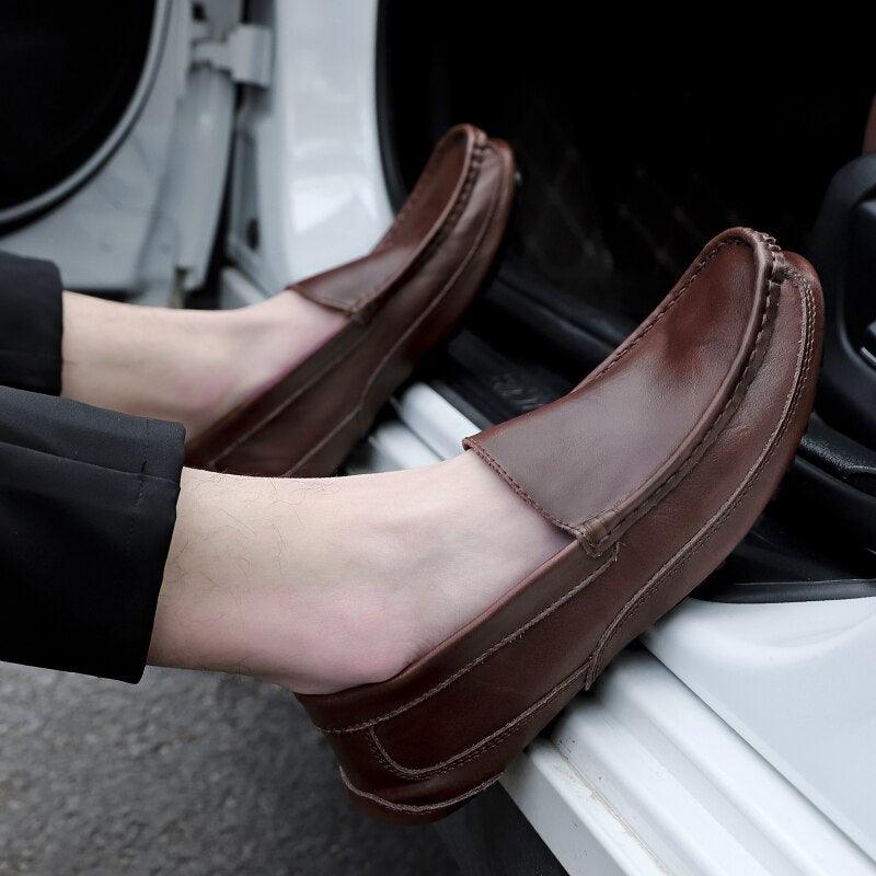 Sapato Mocassim de Couro Sampaoli