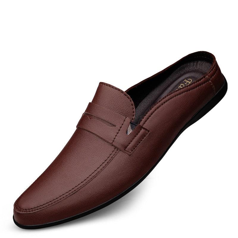 Sapato Mocassim de Couro Greco