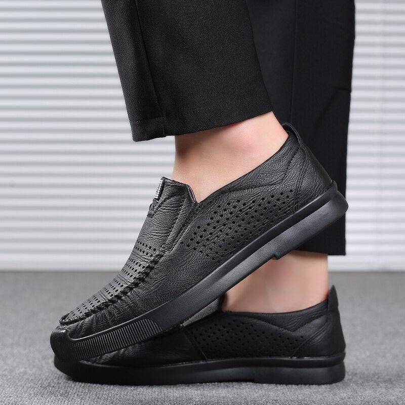 Sapato Mocassim de Couro Cantini