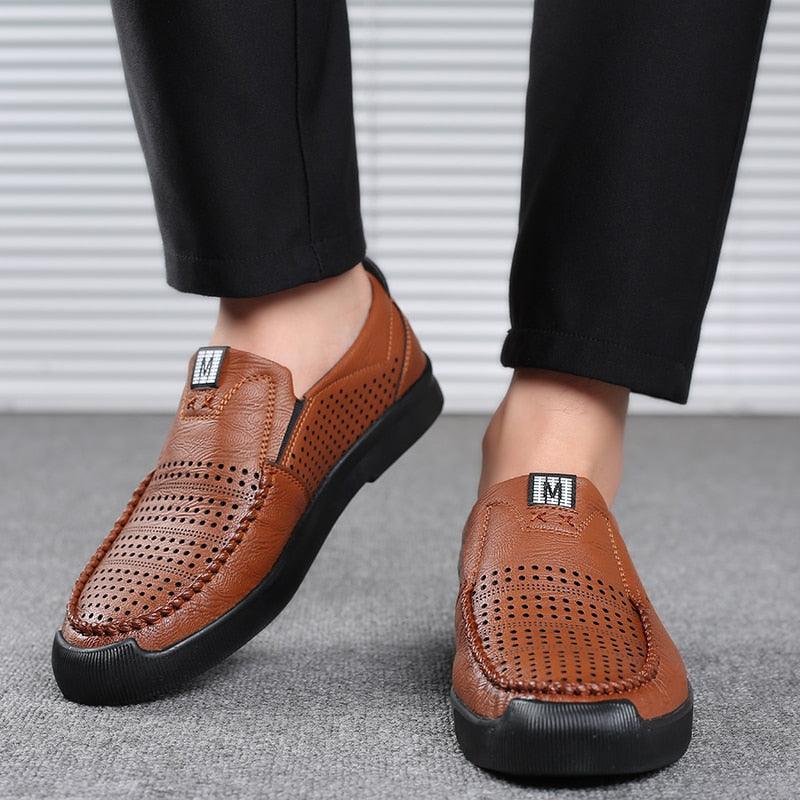 Sapato Mocassim de Couro Cantini