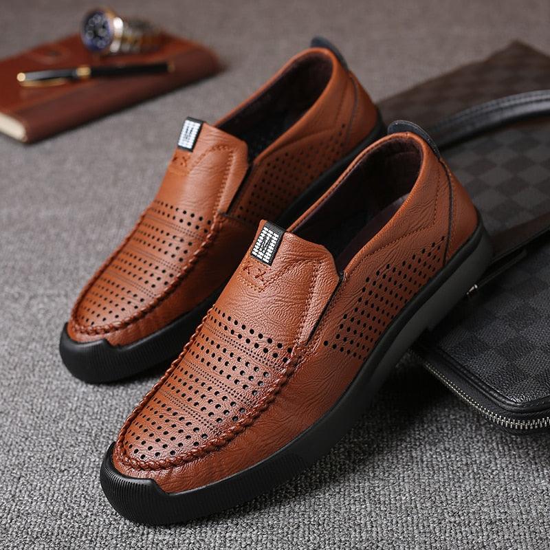 Sapato Mocassim de Couro Cantini