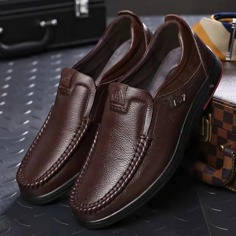 Sapato Mocassim De Couro Oxford